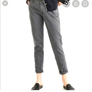 A&F women’s grey chinos